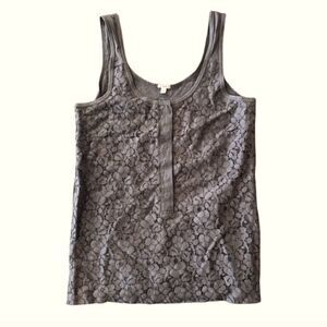 J Crew Floral Lace Tank Top XXS